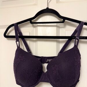 Purple Lace Women's Bra